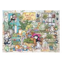 Crazy Cats - Tom Cat’s House Plants 500pc Jigsaw Puzzle Extra Image 1 Preview